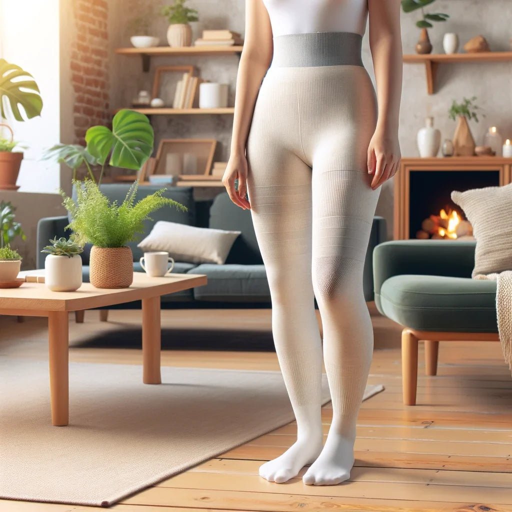 Alternatieve lipödem-leggings met mechanische prikkels voor de lymfedrainage - Vera Meyer