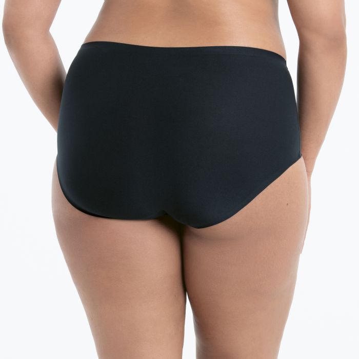 4er-Pack Soft Stretch Taillenslip Schwarz, Haut & Champagne 36-52