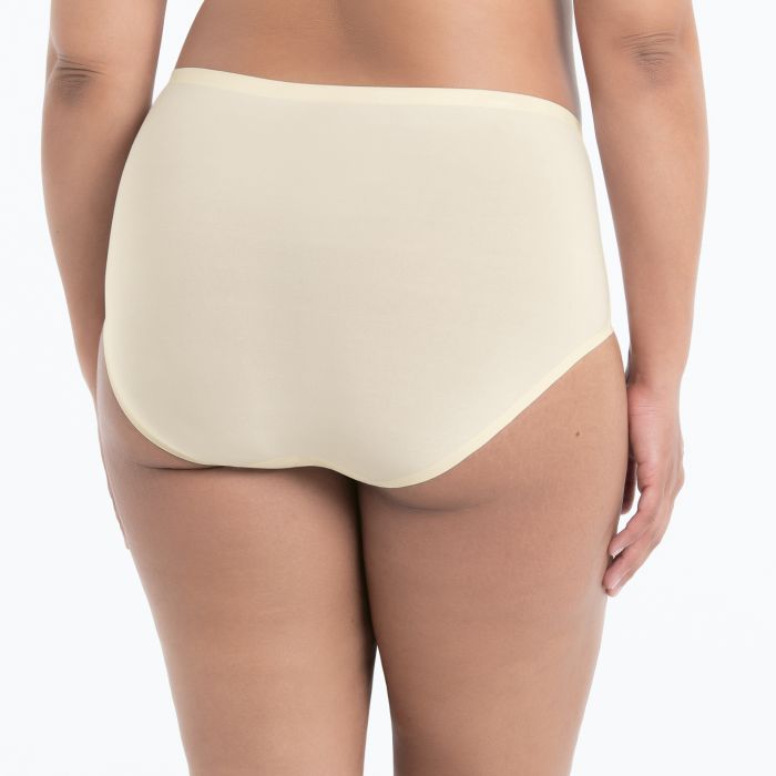 6er-Pack Soft Stretch Taillenslip Schwarz, Haut & Champagne 36-52