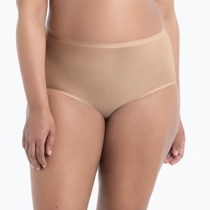 6er-Pack Soft Stretch Taillenslip Schwarz, Haut & Champagne 36-52