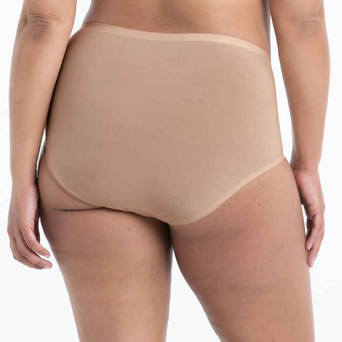 6er-Pack Soft Stretch Taillenslip Schwarz, Haut & Champagne 36-52