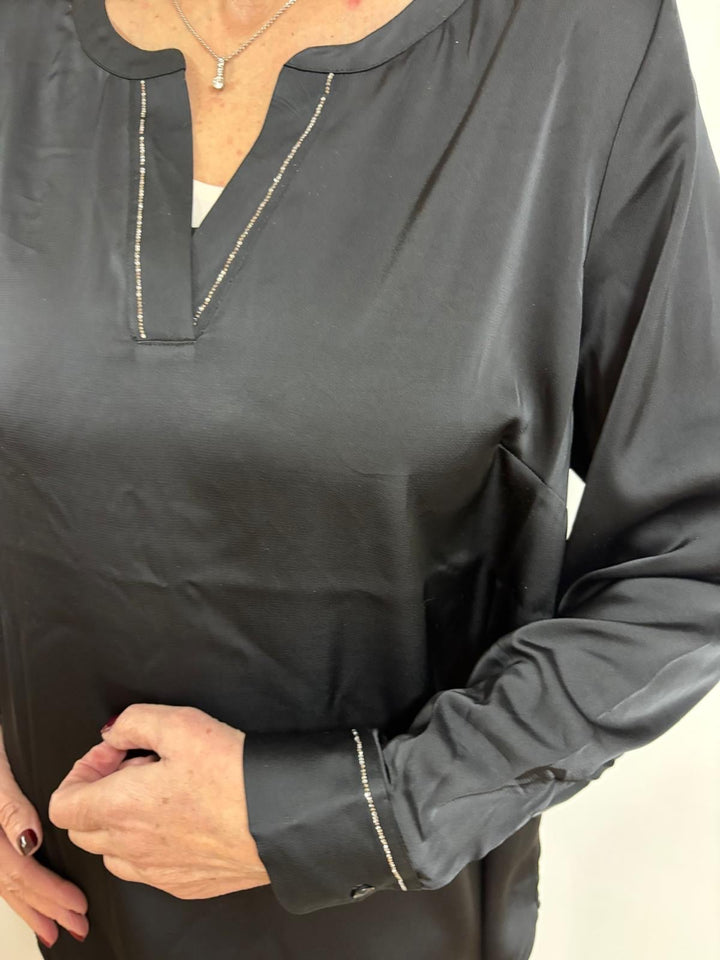 Zwarte blouse - Vera Meyer