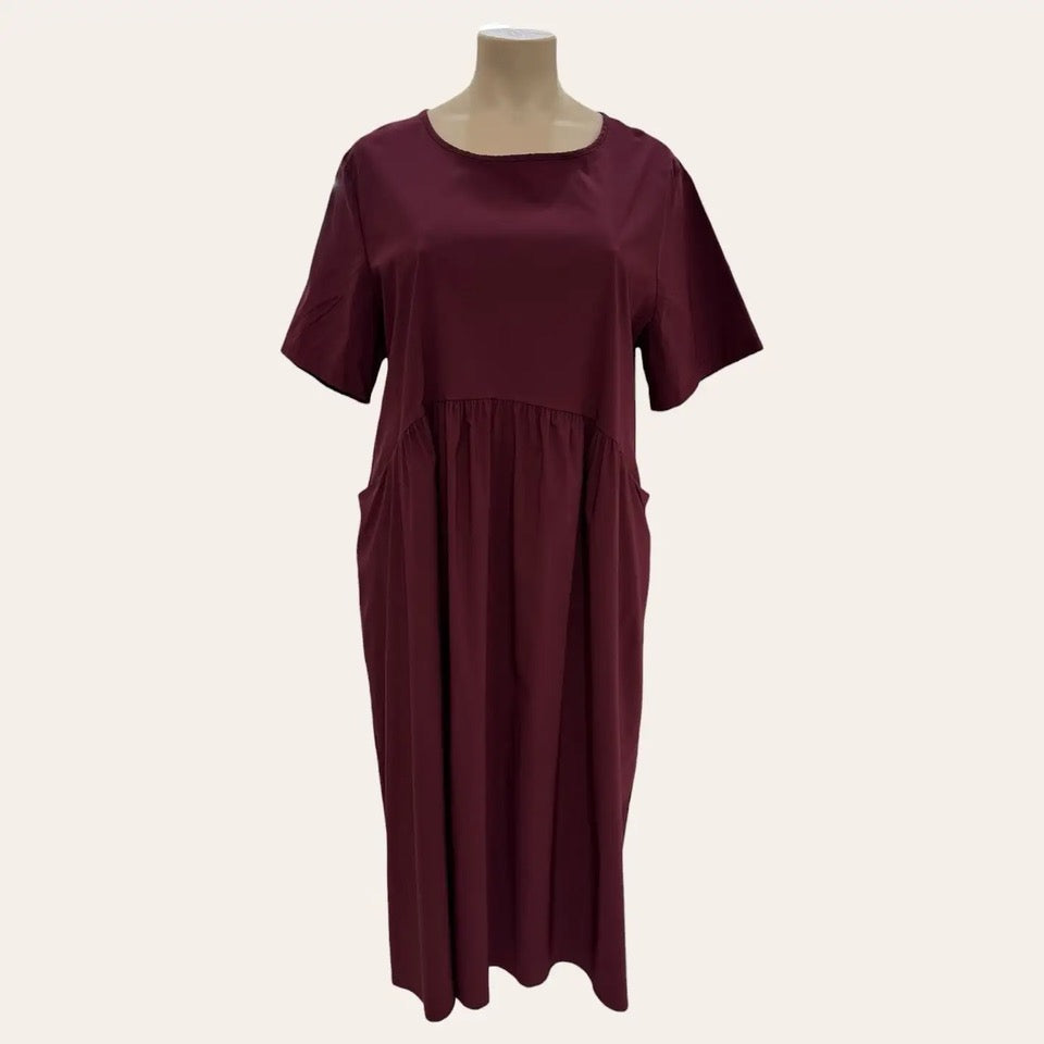 Langes Kleid Bordeaux