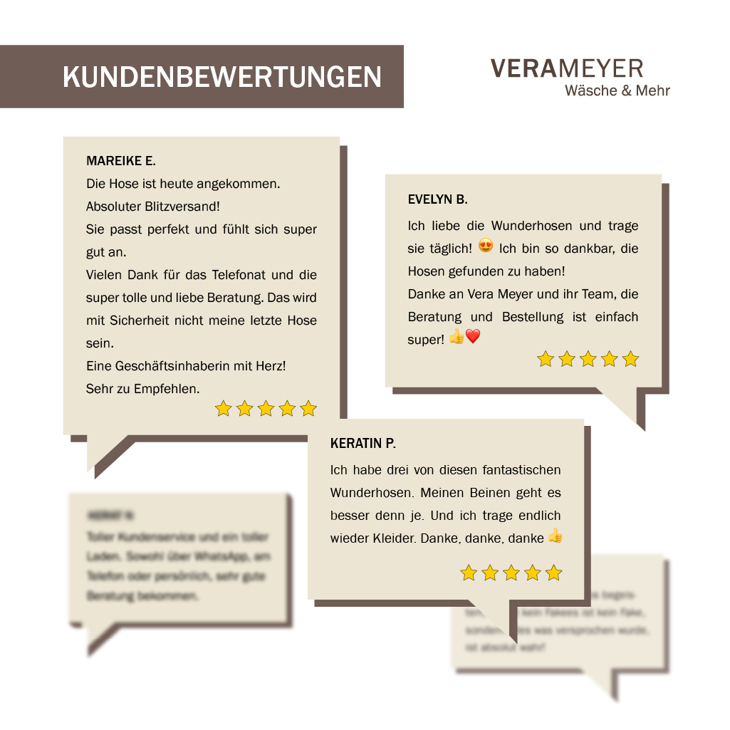 Lymph O Fit Wunderhose extra lang mit breitem Komfortbund Gr. 36-52