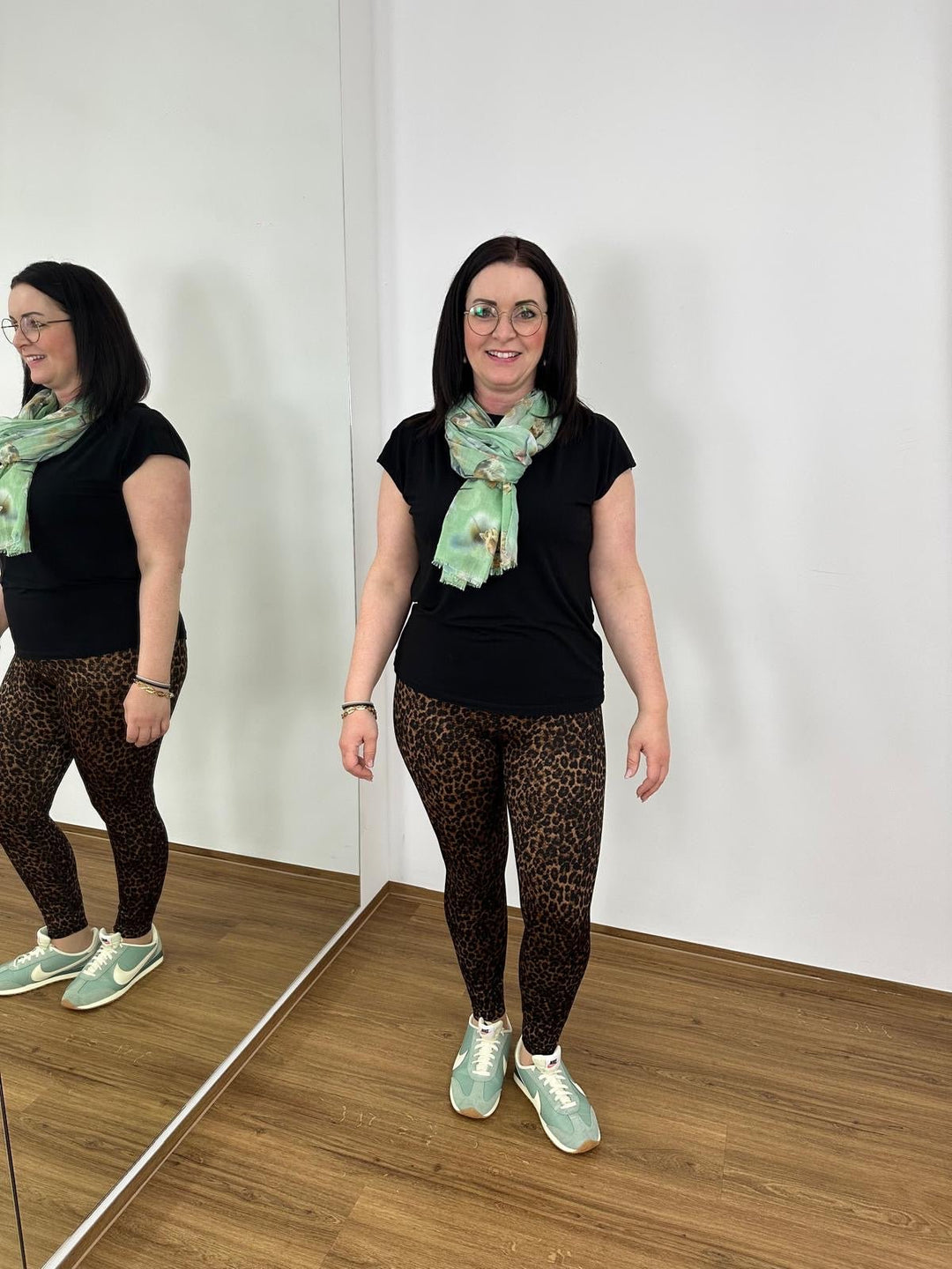Lymph O Fit Wunderhose mit Yogabund im neuen Leo Look - Vera Meyer