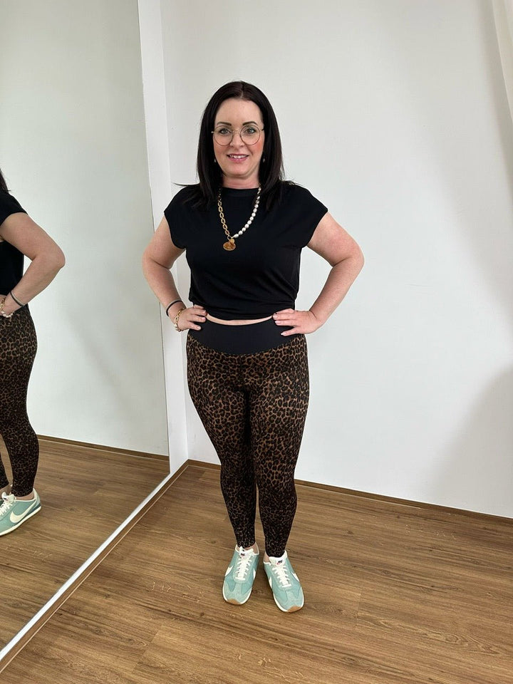 Lymph O Fit Wunderhose mit Yogabund im neuen Leo Look - Vera Meyer