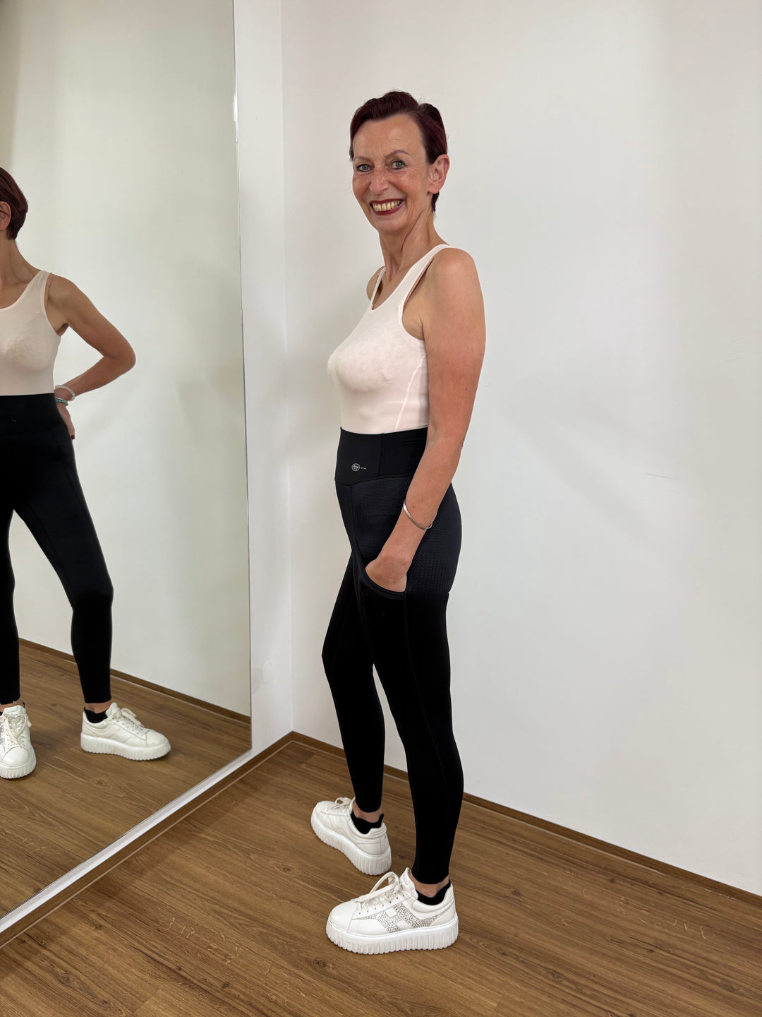 Wunderhose Yogabundel met zakken, zwart - Vera Meyer