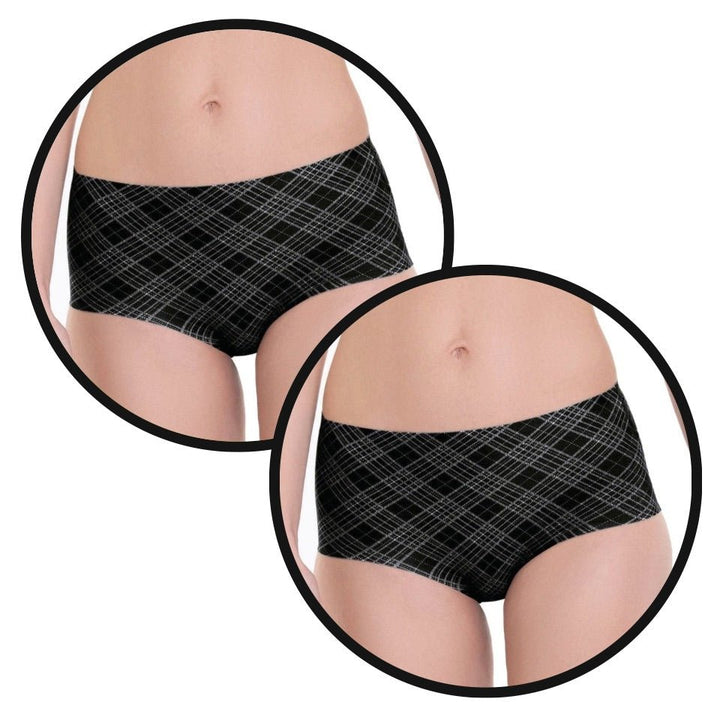 2-pack Zachte Stretch Taillenslip Zwart - Vera Meyer
