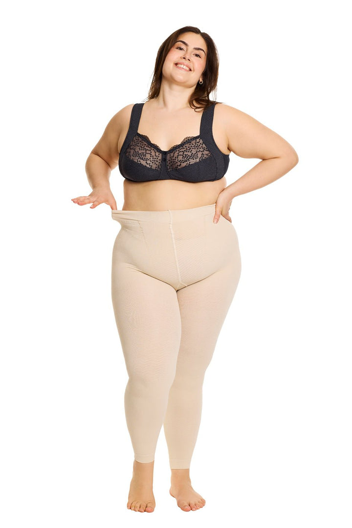 Zilver Golf Compressieleggings Curvy 55 - 150KG Gewicht Klas 1 - Vera Meyer