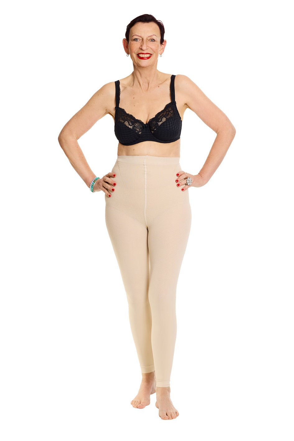 Lange Leggings Zilveren Golf - Vera Meyer