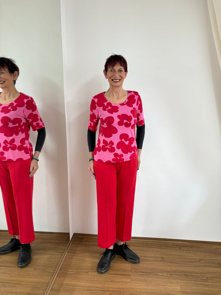 Culotte in rood - Vera Meyer