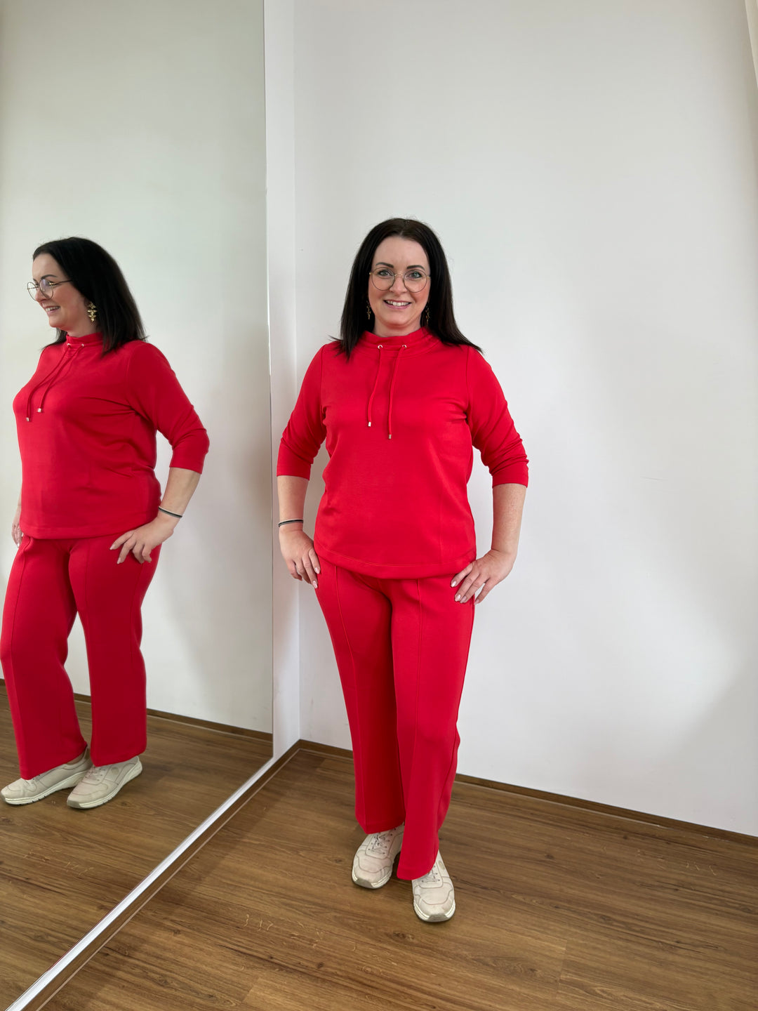 Culotte in rood - Vera Meyer