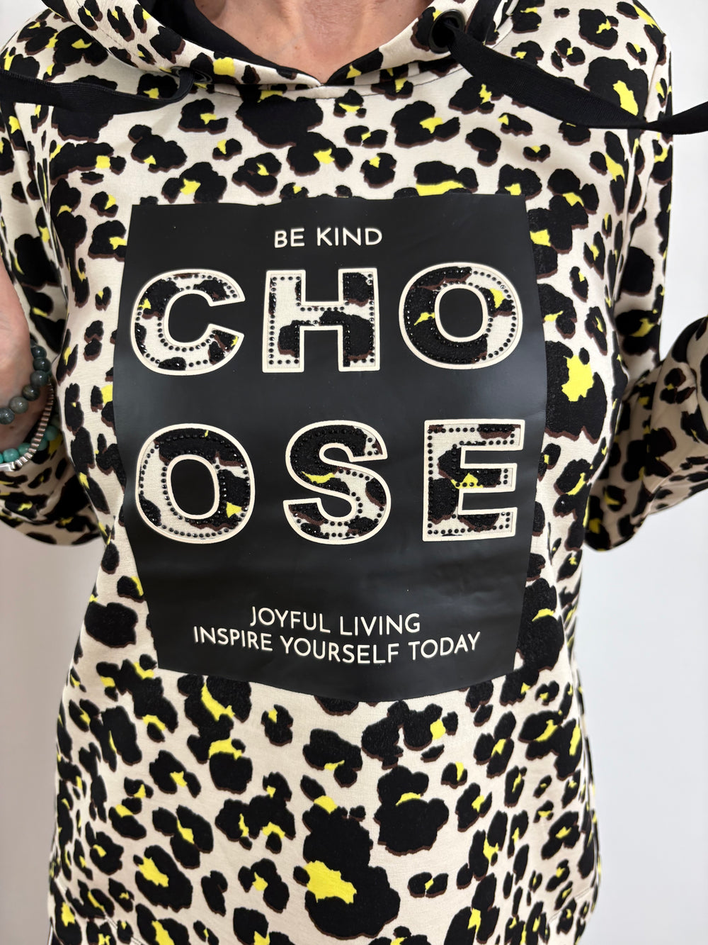 Sweatshirt Leoparden-Muster - Vera Meyer