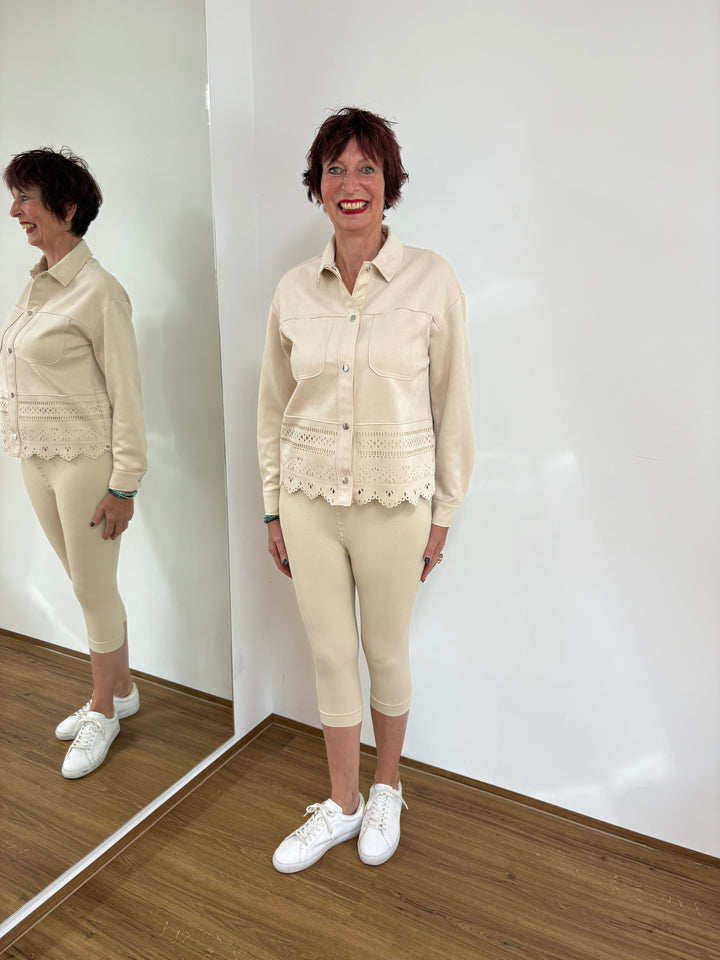 Silber Welle Kompressions Capri Curvy 55-150kg Klasse 1