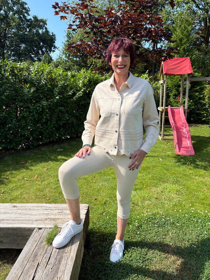 Silber Welle Kompressions Capri Curvy 55-150kg Klasse 1