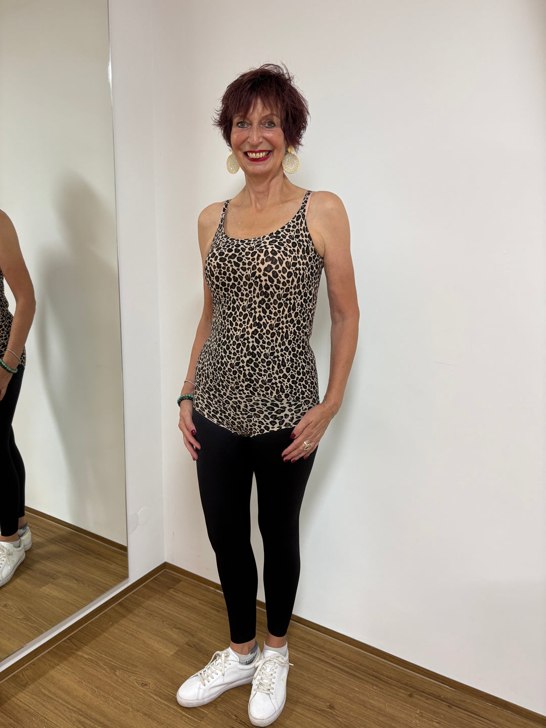 Zachte stretch Leo Top - Vera Meyer