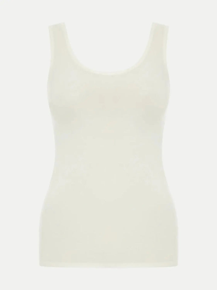 Zachte stretch top Ivoor - Vera Meyer