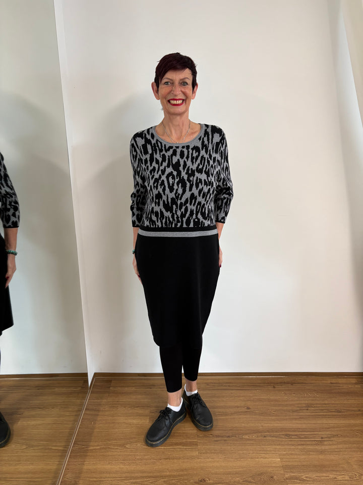 Strickkleid Leo Muster - Vera Meyer