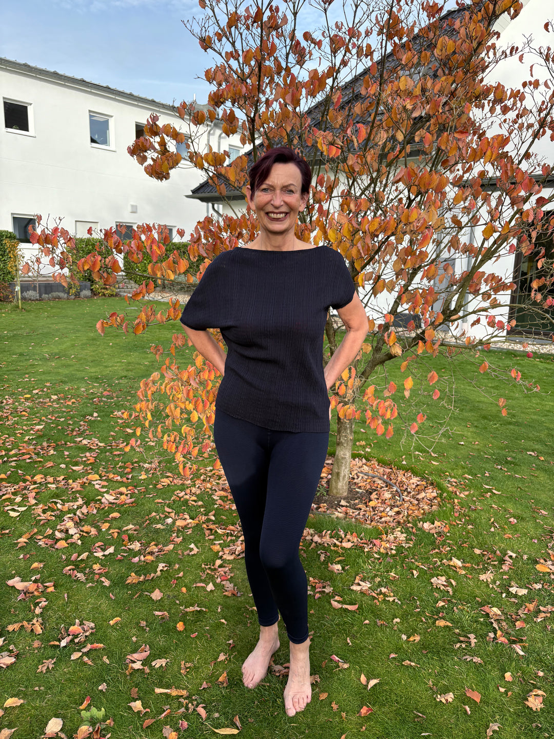 Silber Welle Curvy Kompressions Leggings 55-150KG Gewicht Klasse 1