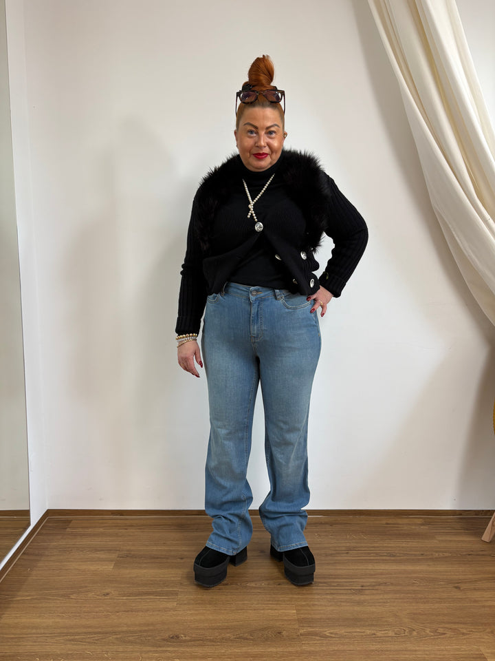 Innovatieve Bauchi Weg Jeans Gr. 36 - 54 Lichte wassing - Vera Meyer