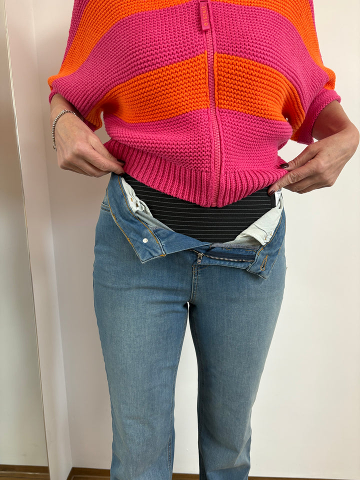 Innovatieve Bauchi Weg Jeans Maten 36 tot 54 - Lichte Wassing - Vera Meyer