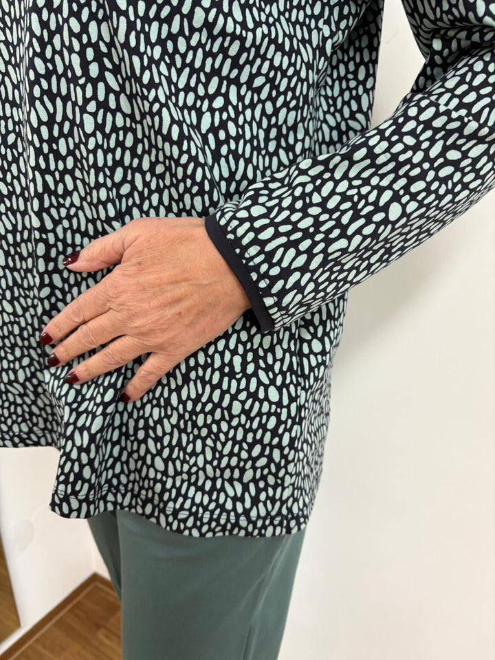 Loungewear top met stippen - Vera Meyer